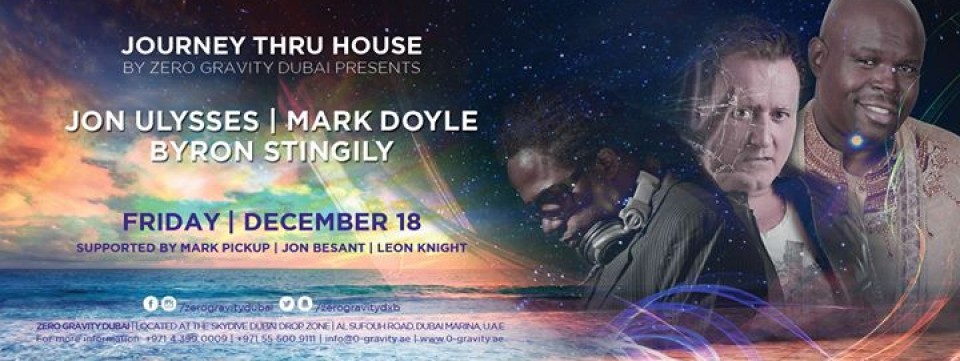 Journey Thru House presents JON ULYSSES, MARK DOYLE & BYRON STINGILY (live PA)
