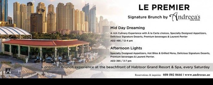 LE PREMIERE Signature Brunch by Andreea's