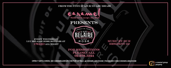Luc Belaire Rosé night Luc Belaire Rosé night