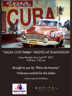 Monday weekly Salsa party " Salsa con Timba" @ PLANTATION Monday weekly Salsa party " Salsa con Timba" @ PLANTATION