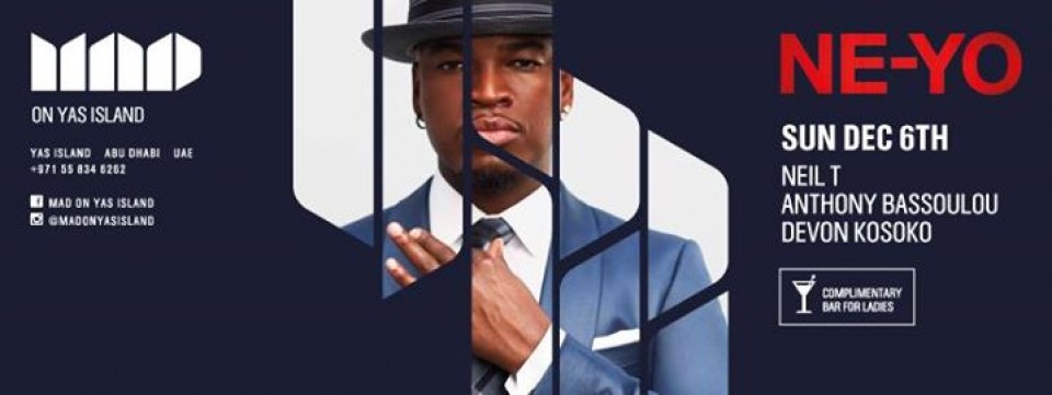 Ne-Yo at MAD on Yas Island