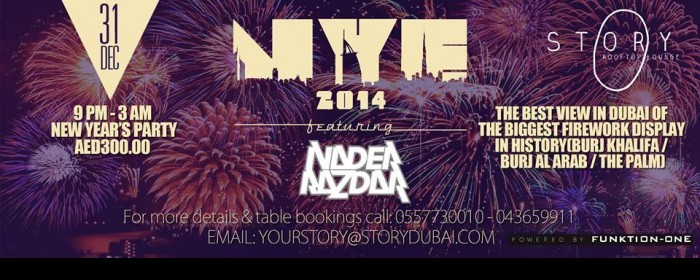 New Year’s Eve 2014 @ Story Rooftop Lounge