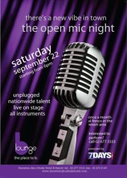 "Open Mic Night" at B-Lounge