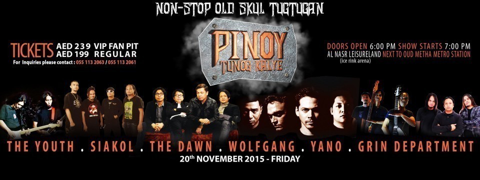 PINOY TUNOG KALYE: The Dawn, Wolfgang, Siakol, The Youth, Yano, Grin Department