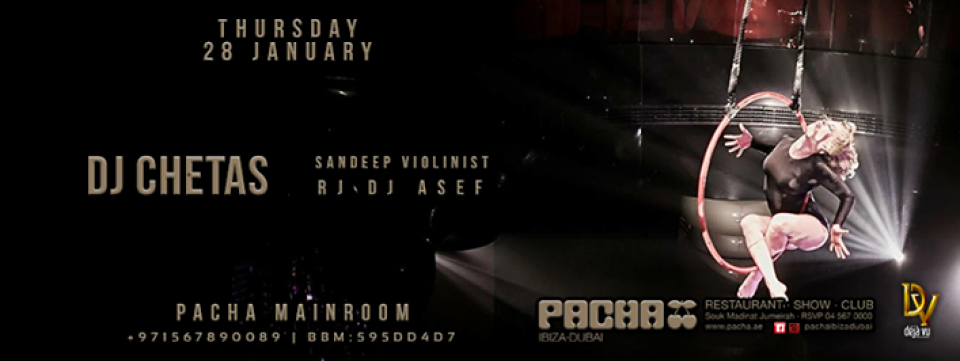 Pacha MainRoom with Dj CHETAS