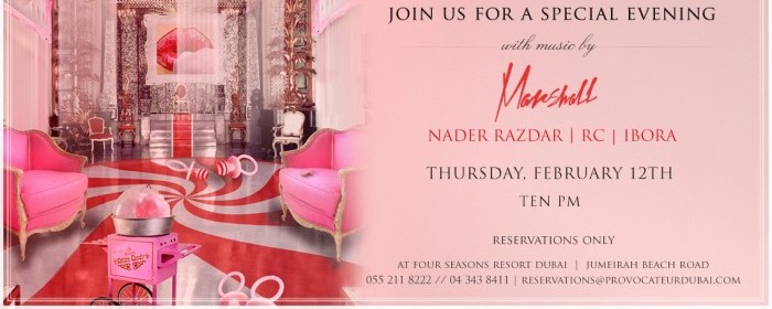 Provocateur thursday with  MarShaLL