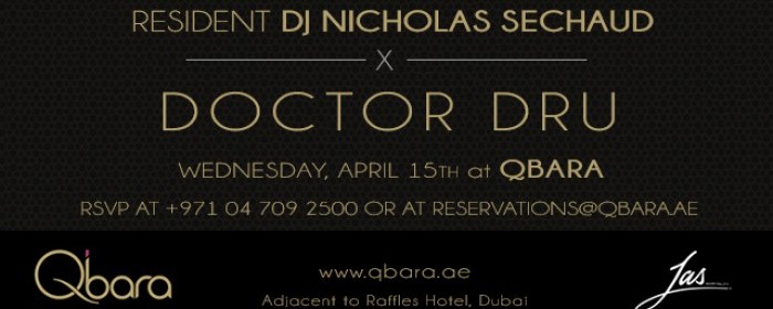 Q Wednesday at Qbara with Doctor Dru