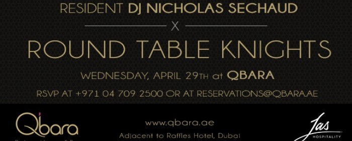 Q Wednesday at Qbara with Round Table Knights Q Wednesday at Qbara with Round Table Knights