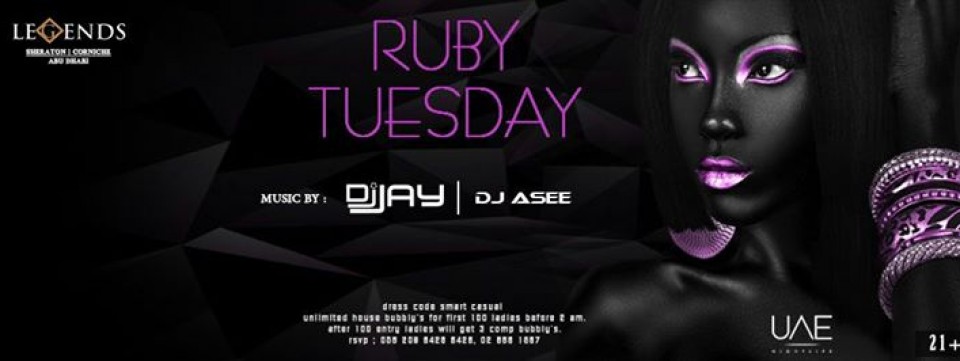 ★★★ RUBY TUESDAY ★★★ ★★★ RUBY TUESDAY ★★★