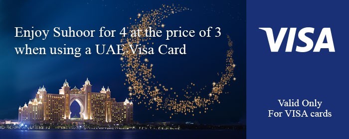 SUHOOR at ASATEER, ATLANTIS THE PALM