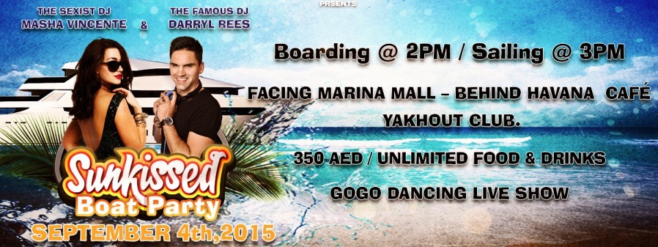 SUNKISSED BOAT PARTY