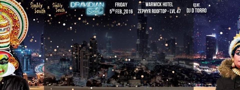 Simbly South Dravidian Social Rooftop Party - WARWICK HOTEL