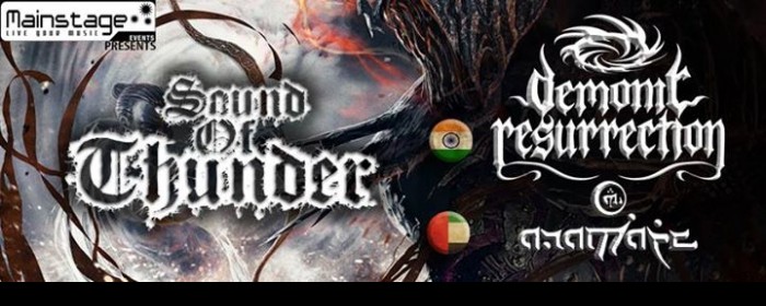 Sound of Thunder 2015: Demonic Resurrection & Aramaic Live in Dubai Sound of Thunder 2015: Demonic Resurrection & Aramaic Live in Dubai