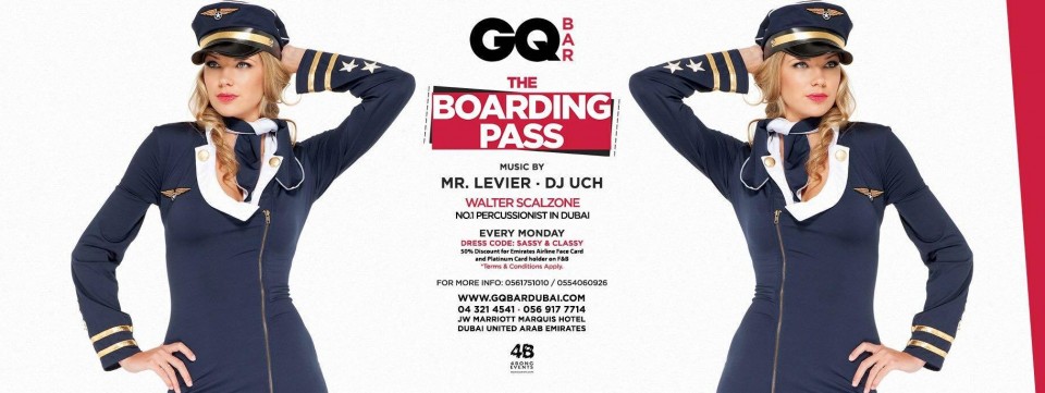 The Boarding Pass at GQ Bar