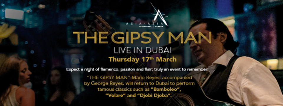 'The Gipsy Man', Mario Reyes LIVE!