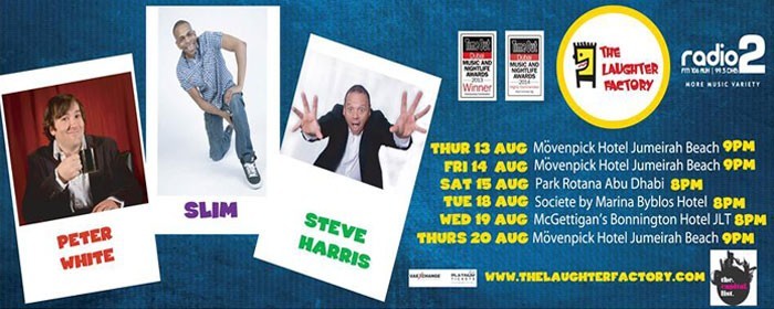 The Laughter Factory - August The Laughter Factory - August