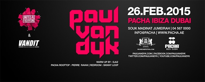 "United As Everyone" at PACHA presents PAUL VAN DYK
