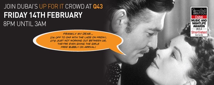 Valentines Day – Friday 14th Feb @ Q 43