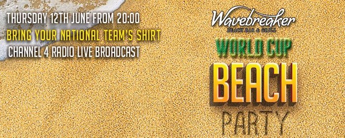 WORLD CUP At Wavebreaker Beach Bar & Grill