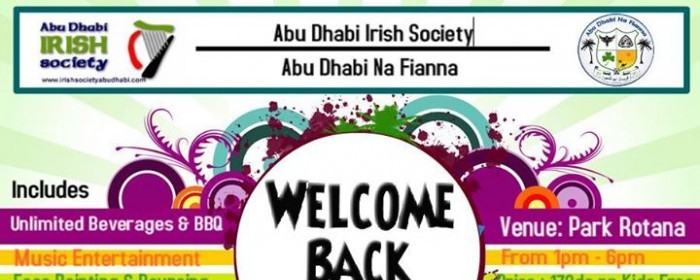 Welcome back party Welcome back party