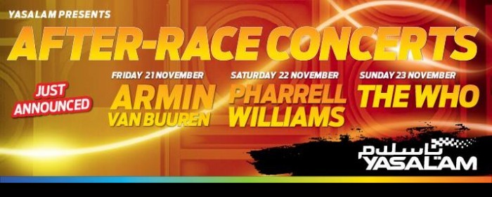 Yasalam After-Race Concerts Yasalam After-Race Concerts