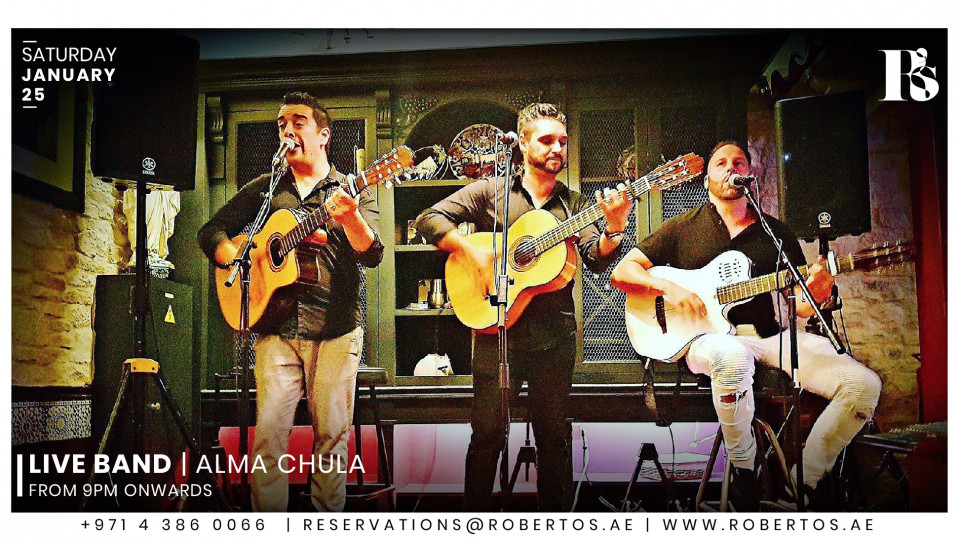 Alma Chula at Roberto's!