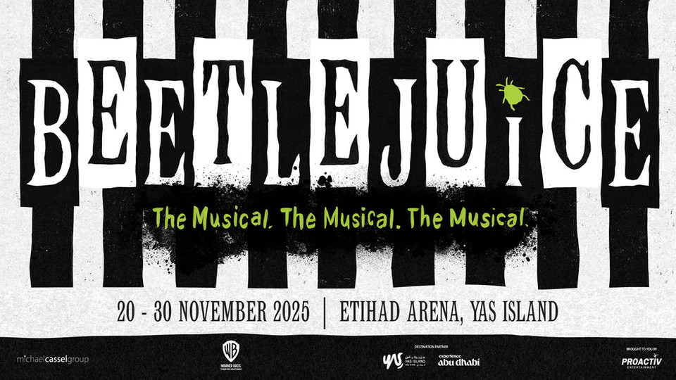 Beetlejuice The Musical at Etihad Arena in Abu Dhabi