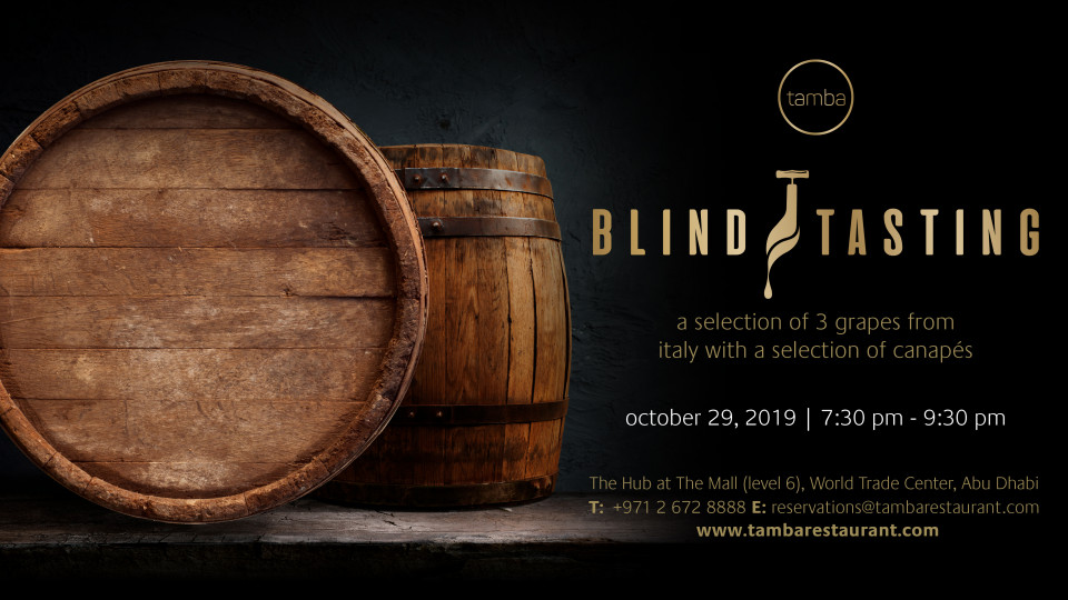 Blind Tasting at Tamba Restaurant