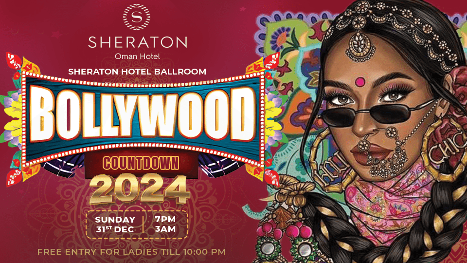 Bollywood NYE 2024 at Sheraton, Muscat