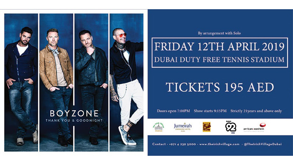 Boyzone Live in Dubai