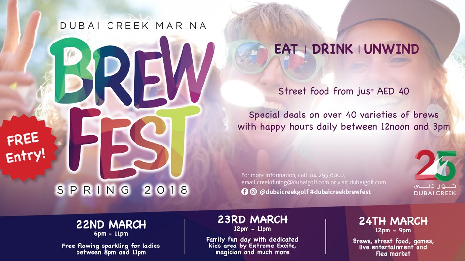 Brew Fest is back at Dubai Creek Marina