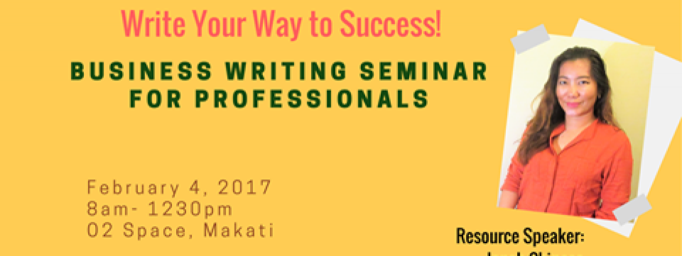 Business Writing Seminar For Professionals