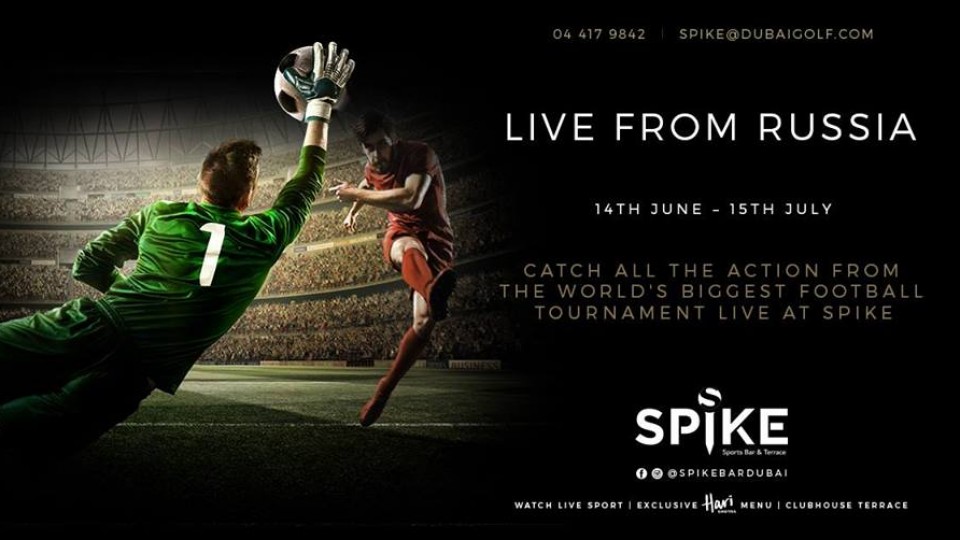 Catch All The Action Live from Russia at Spike Bar