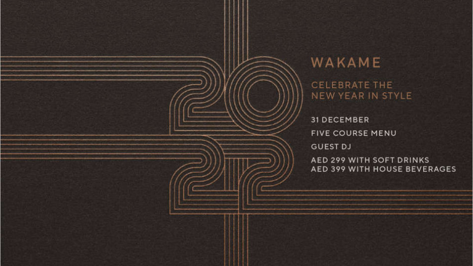 Celebrate the New Year in style at Wakame!
