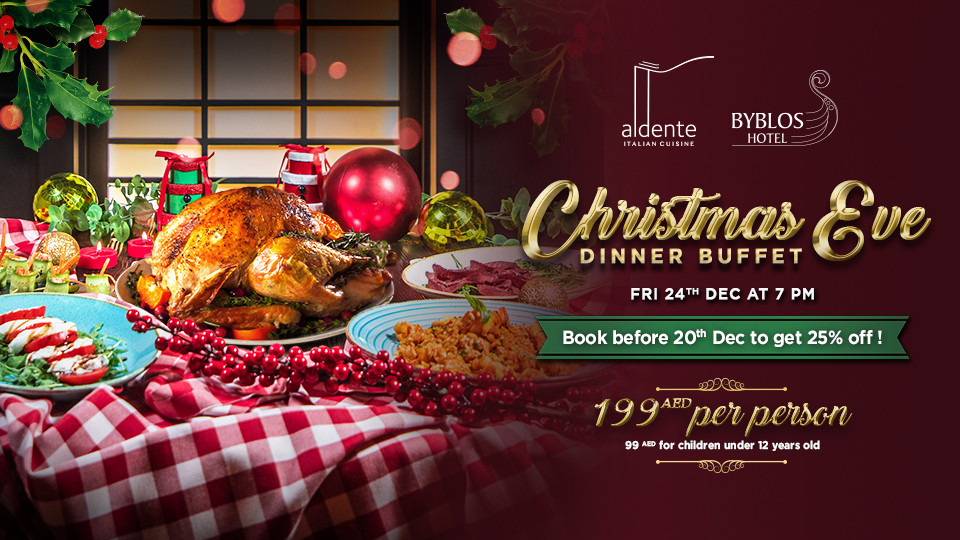 Christmas Eve Dinner at Byblos Hotel