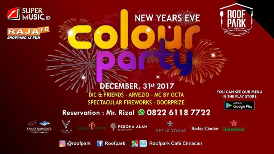 Colour Party New Year's Eve 2017