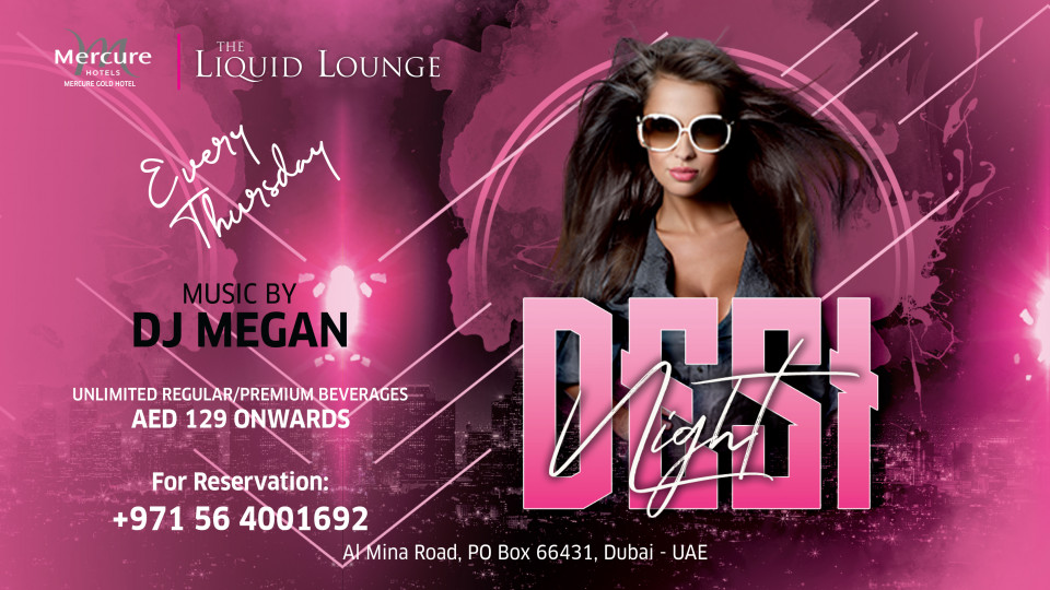 Desi Night – Every Thursday Desi Night – Every Thursday
