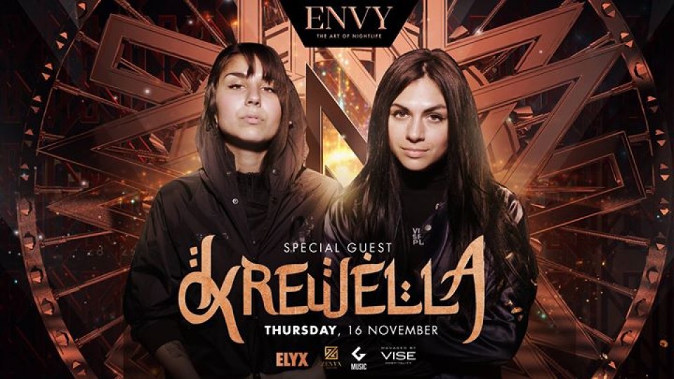 DJ Krewella X ENVY Club | Thursday 16 Nov 2017