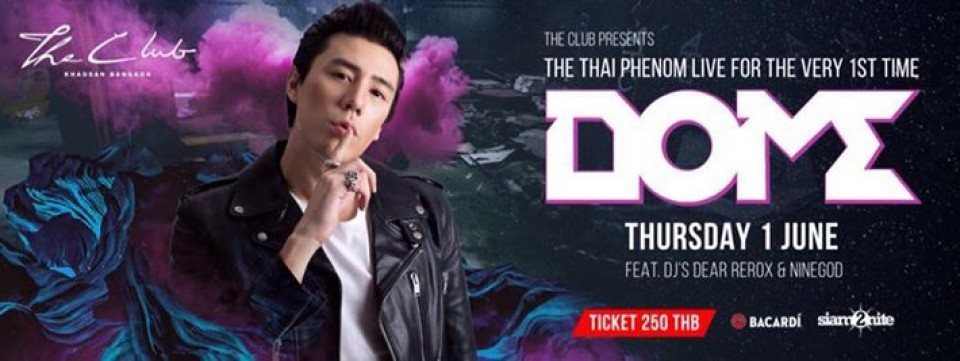 DOME live at The Club Khaosan Thursday 1st of June