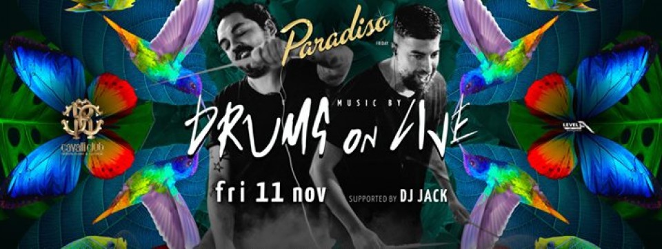 Drums on Live! (Marbella Spain) | Paradiso w/ DJ Jack