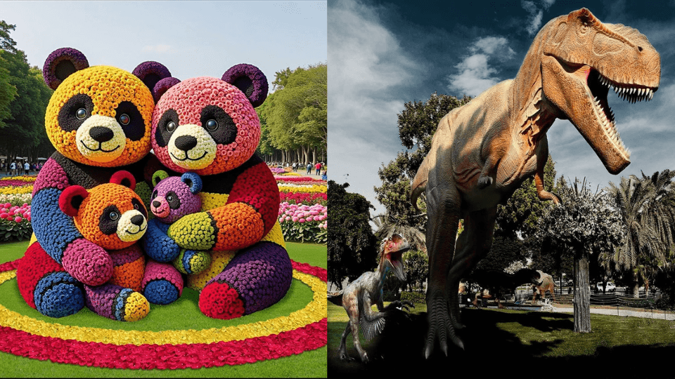 Dubai Garden Glow - Dinosaur Park + Fantasy Park Dubai Garden Glow - Dinosaur Park + Fantasy Park