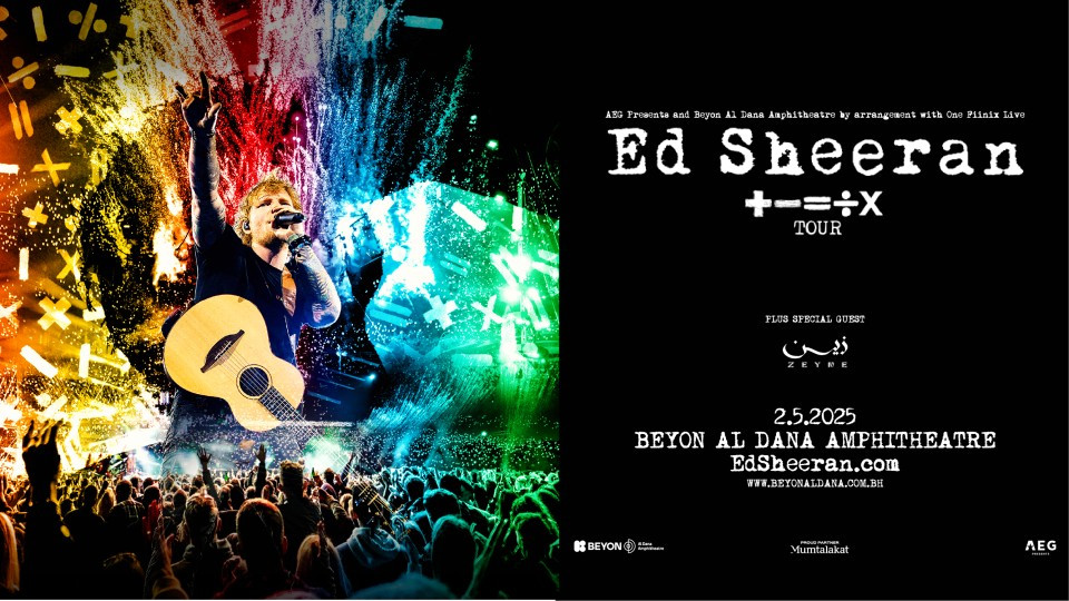 Ed Sheeran at Beyon Al Dana Amphitheatre, Bahrain
