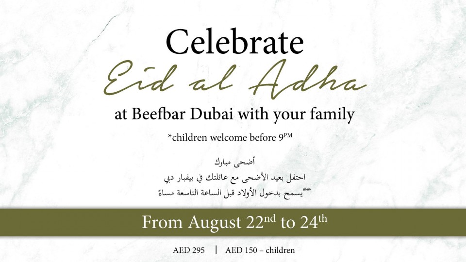 Eid al Adha at Beefbar