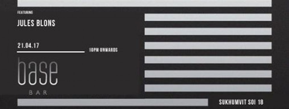 Electronic Flavours with Jules Blons | 21.04