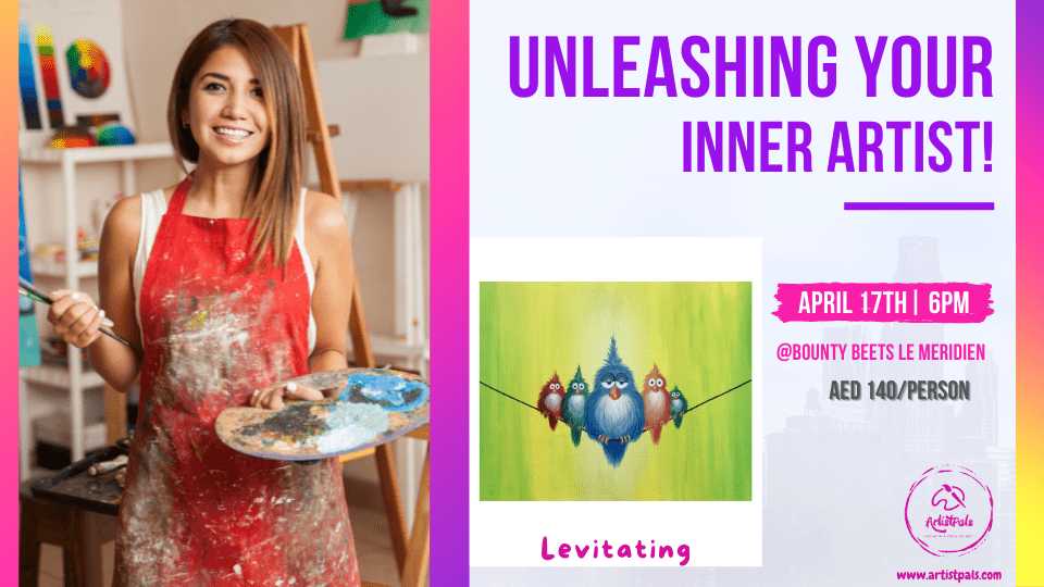 Exploring your inner artist? #Levitating