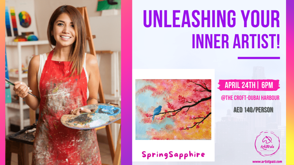 Exploring your inner artist? #SpringSapphire