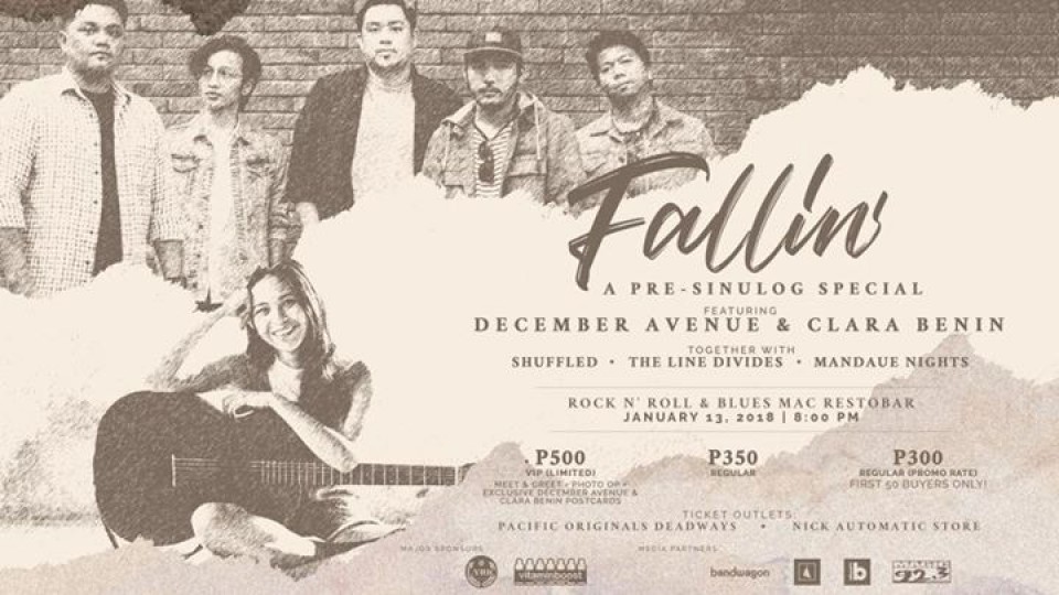 FALLIN: A Pre-Sinulog Special feat. DECEMBER AVENUE & CLARA BENIN
