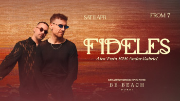 Fideles at Be Beach Dubai Fideles at Be Beach Dubai