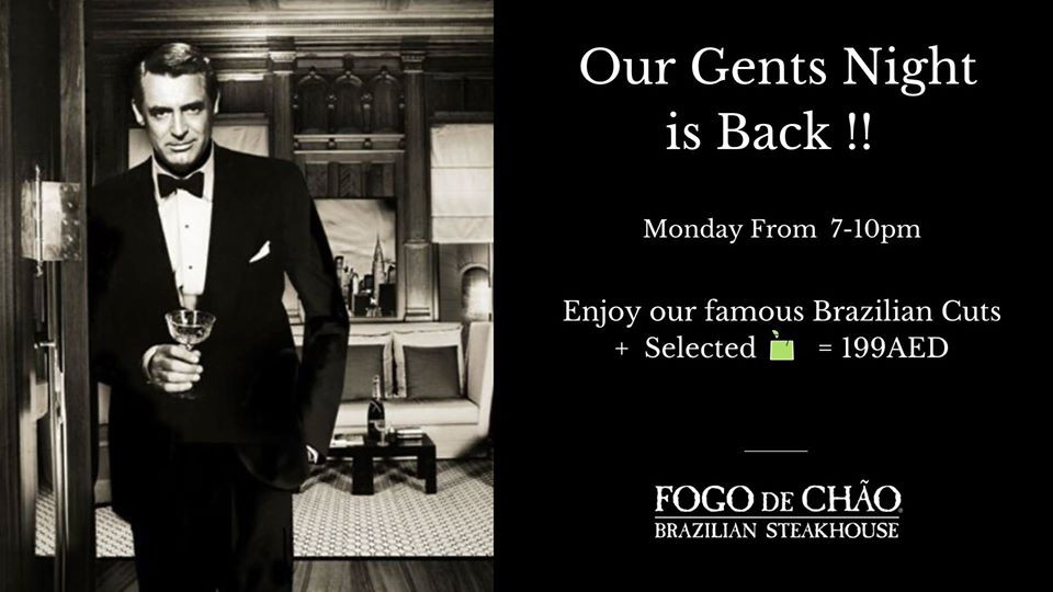 Gents Night at Fogo de Chão UAE