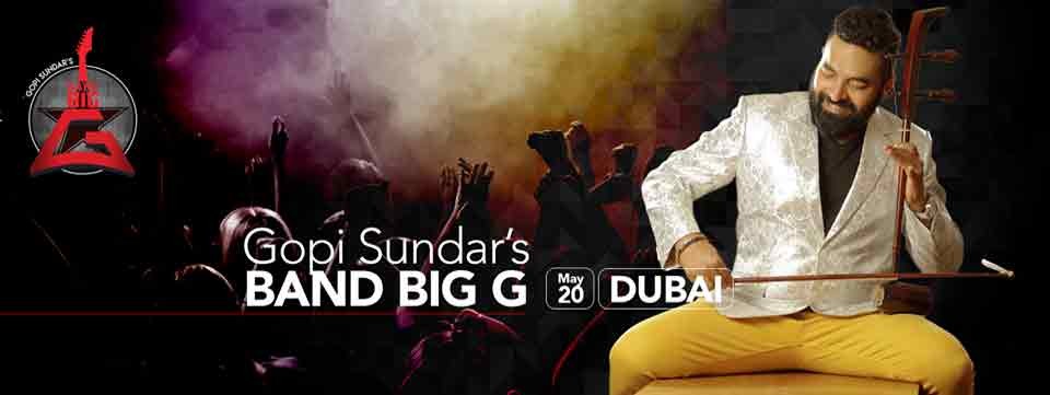 Gopi Sundar's BAND BIG G Gopi Sundar's BAND BIG G